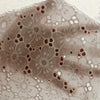 130cm Width Poppy Flower Embroidery Eyelet Cotton Lace Fabric by the Yard