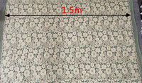 150cm Width x 95cm Length Premium Hollow out Floral  Lace Fabric