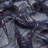 150cm Width x 95cm Length Floral Pattern Print Chiffon Fabric