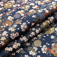 70cm Width x 95cm Length Premium Jacquard Floral Embroidery Brocade Fabric Kimono Fabric